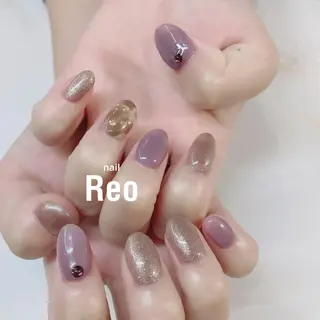 ミディアム ネイル Reonail 💕Kana💕のネイルデザイン