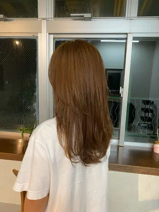 ロング ミディアムレイヤー/ 艶カラーNorikaのヘアスタイル