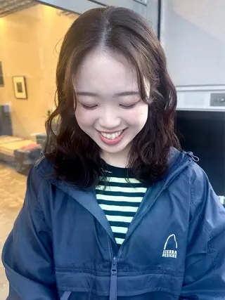 ミディアム カラー 🐏nao /レイヤーカット🐏のヘアスタイル