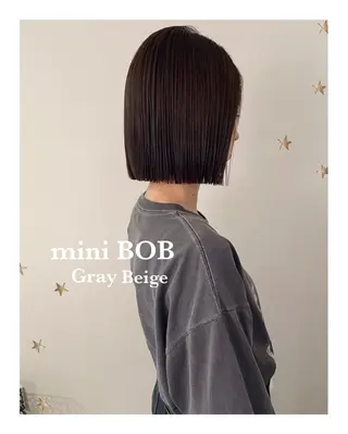ミディアム カラー 市川 千夏のヘアスタイル