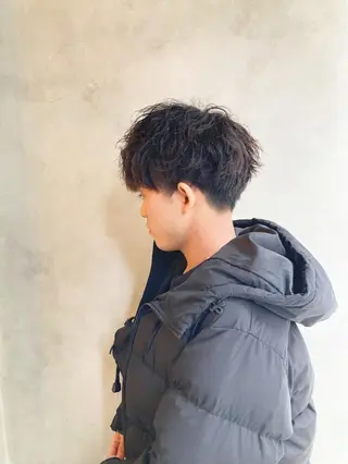 パーマ メンズ メンズサロン アソビ元町のヘアスタイル