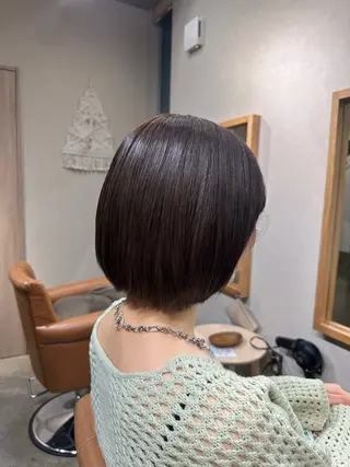 ショート カラー 大石 楓のヘアスタイル