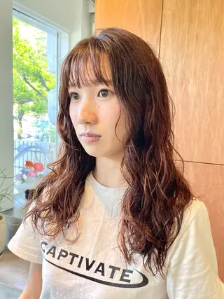 パーマ yukii しまむら のぞみのヘアスタイル