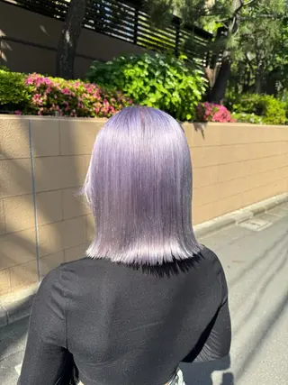 ミディアム カラー ハイトーンアレンジ 🦋🥀Shuriのヘアスタイル