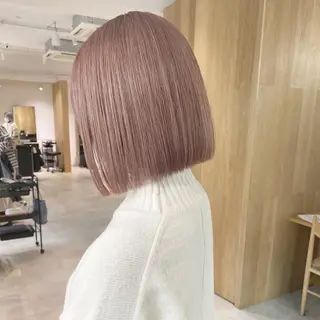 ショート カラー パーマ ヘアアレンジ 厚地 伽寧のヘアスタイル
