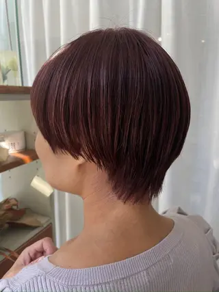 ショート fio マナミのヘアスタイル