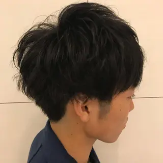 メンズ レイヤー・波巻き RYOSUKEのヘアスタイル