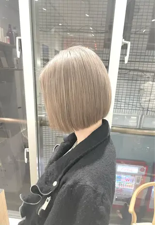 ショート カラー 圧倒的なケアブリーチ /髪質改善🩵松田のヘアスタイル