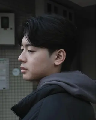 ショート カラー パーマ メンズ aimu/メンズ カット/渋谷のヘアスタイル