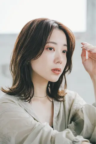 ミディアム 市川 博紀 店長のヘアスタイル