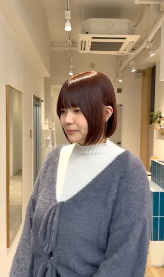 ショート MEGULI所属・新田 琴美/ レイヤー/透明感のヘアスタイル