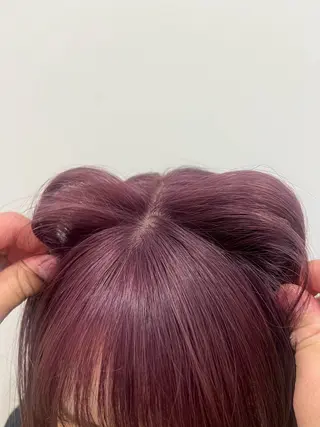 カラー vince gio 彩織のヘアスタイル