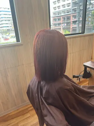 ミディアム カラー 【sourire 】 椿野律輝のヘアスタイル