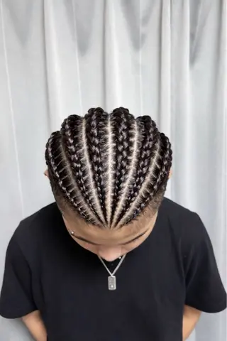 ヘアアレンジ メンズ airi🌺カラー /特殊ヘア⛓️🖤のヘアスタイル