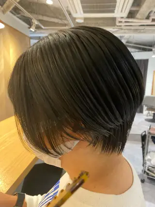 ショート 丸みボブ　ショート ｍａｎａｍｉのヘアスタイル