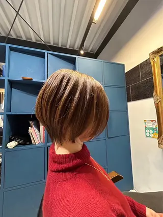 ショート 艶髪 藤原まいこのヘアスタイル