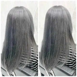 ロング 🦋ハイトーン🦋 石山 希理🦋のヘアスタイル