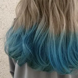 ロング カラー ネイル ヘアアレンジ かわい ゆうな 髪質改善/縮毛矯正のヘアスタイル