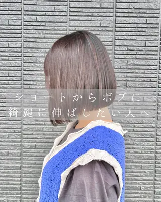 ショート カラー 似合わせ×扱いやすさ 特化/澁谷礼一のヘアスタイル