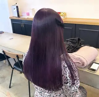 ロング カラー ヘアアレンジ 🎀暖色カラー🎀 ♡yurika♡のヘアスタイル