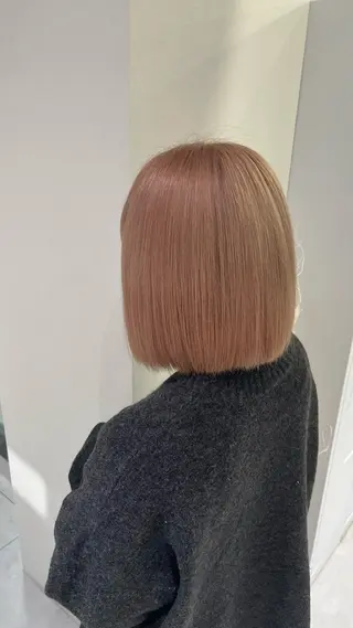 ショート カラー 髪質改善/レイヤー 兼折楓馬のヘアスタイル