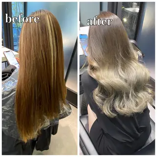 ロング カラー 🌈ブリーチ特化🌈 MINATOのヘアスタイル