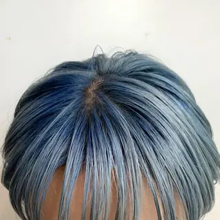 セミロング カラー レイヤー専門家 ダブルカラー修のヘアスタイル