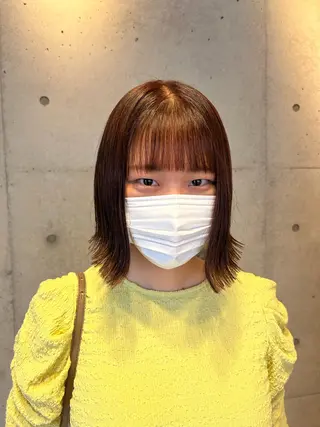 ミディアム 丸山 莉世のヘアスタイル
