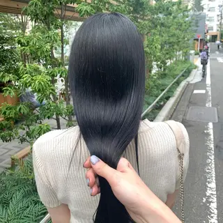 ロング カラー leben serikaのヘアスタイル