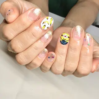 ロング ネイル マツエク・マツパ 福田 加奈のネイルデザイン