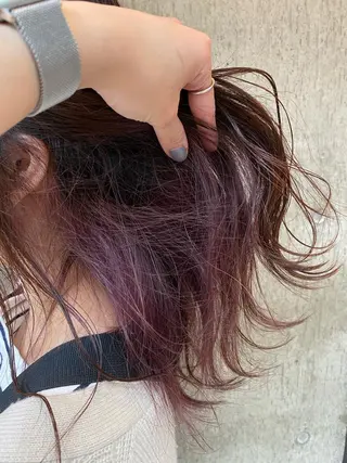 ミディアム カラー ボブ/salut町田 🧡kanaのヘアスタイル