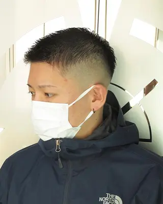 メンズ 渋谷/フェード/ 國分 翔のヘアスタイル