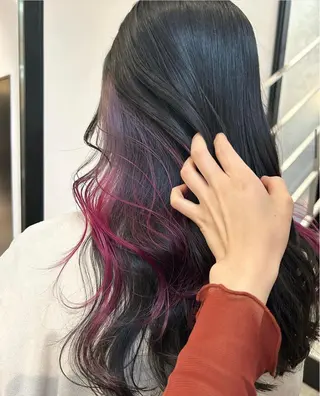 ロング カラー パーマ ヘアアレンジ メンズ キッズ stylist 🌸 kana.のヘアスタイル