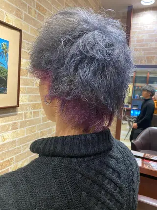 カラー メンズ 🦋店長🦋 ほんさわ みずきのヘアスタイル