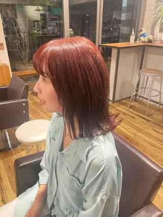 ミディアム カラー 海外ヘア🇺🇸✨ 恵比寿　MIYUKIのヘアスタイル