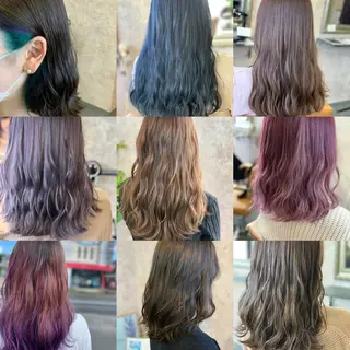 ロング メンズスタイル バレイヤージュ　齋藤のヘアスタイル