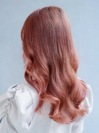 ミディアム カラー ba_boo 福岡店のヘアスタイル