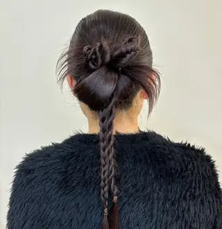 ロング ヘアアレンジ 後藤 瑠菜のヘアスタイル