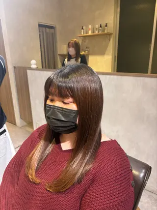 ロング 上原 佑介のヘアスタイル
