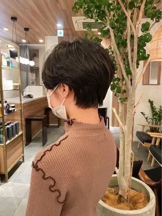 ショート パーマ 🍃服部 雅哉🍃銀座◎のヘアスタイル