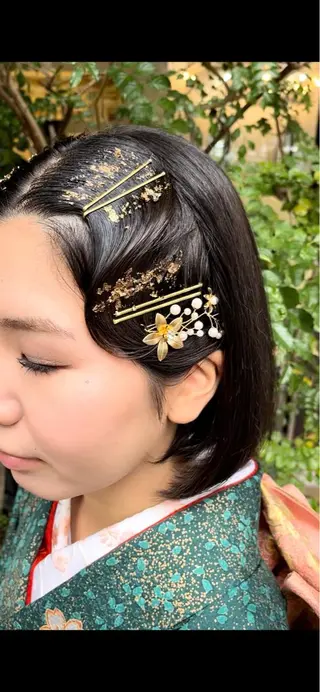 ミディアム 早稲田 千尋のヘアスタイル