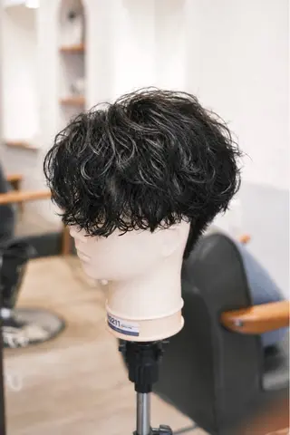 ミディアム パーマ メンズ 💐メンズ特化× パーマ💐早坂駆留のヘアスタイル