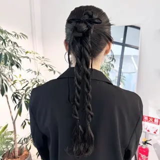 ロング ヘアアレンジ ご予約は2月まで！ maho‪🐈🎀のヘアスタイル