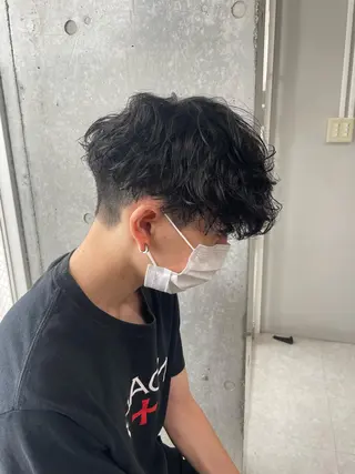 パーマ メンズ メンズモテパーマ💙 fuwaのヘアスタイル