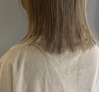 ミディアム パーマ カラー CEINE OURのヘアスタイル