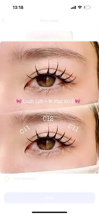 マツエク・マツパ ガレリアエレガンテ /栄🎀ななか🎀のマツエク・マツパデザイン