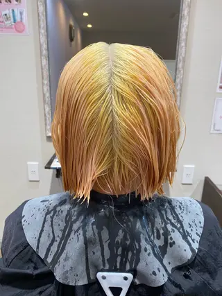 ショート カラー 似合わせレイヤー/ Wカラー🧸こころのヘアスタイル