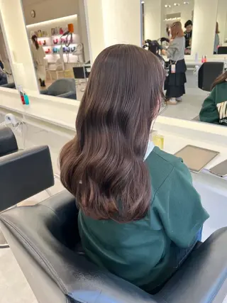 ロング カラー ParveMix 岡本えりかのヘアスタイル