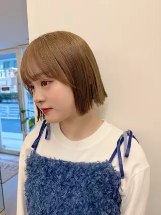 ショート カラー 無料ボブカットモデル 様募集中/あいらのヘアスタイル