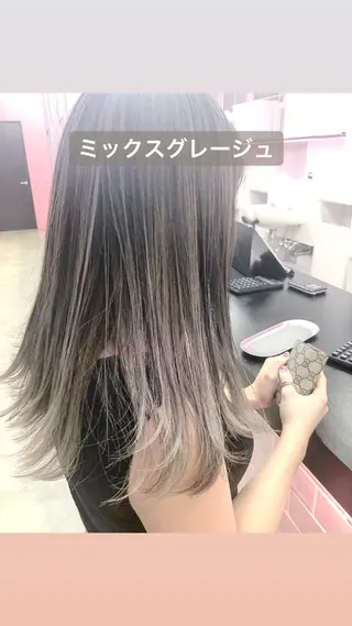 セミロング 店長 小池アキトのヘアスタイル